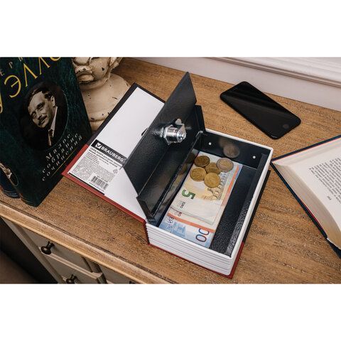 Сейф-книга К. Маркс &quot;Капитал&quot;, 55х115х180 мм, ключевой замок, BRAUBERG, 291049
