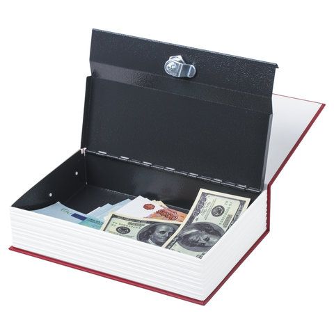 Сейф-книга &quot;Ревизор&quot;, 55х155х240 мм, ключевой замок, BRAUBERG, 291052