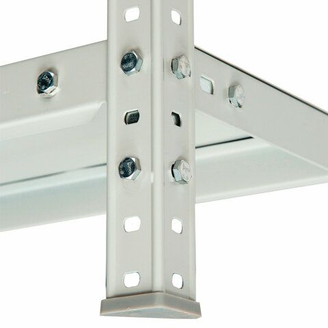 Стеллаж металлический BRABIX "MS KD-180/30-4", 1800х1000х300 мм, 4 полки, сборная стойка, 291114, S240BR143402