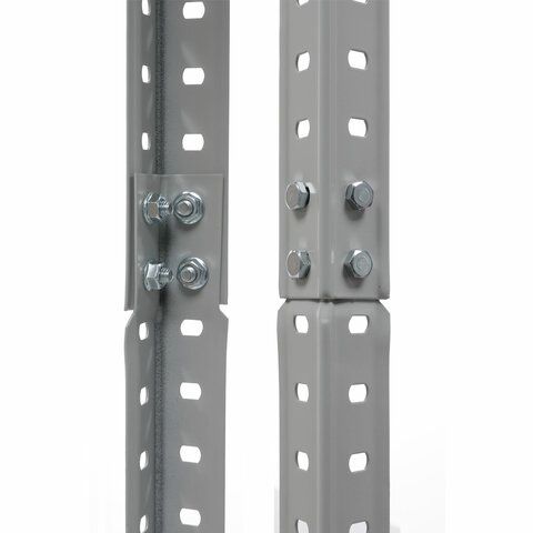 Стеллаж металлический BRABIX "MS KD-180/30-4", 1800х1000х300 мм, 4 полки, сборная стойка, 291114, S240BR143402