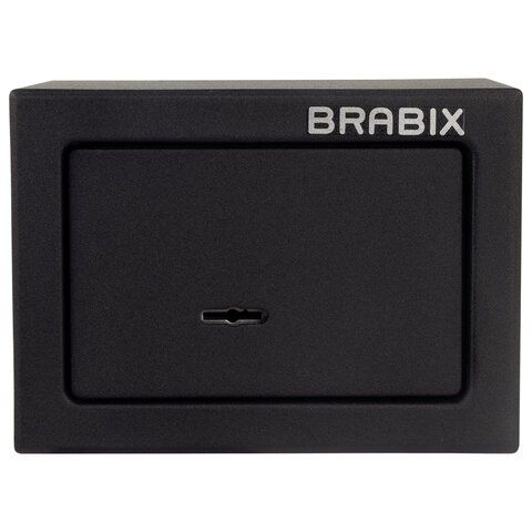 Сейф мебельный BRABIX &quot;SF-140KL&quot;, 140х195х140 мм, ключевой замок, черный, 291140, S103BR210114