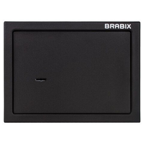 Сейф мебельный BRABIX &quot;SF-230KL&quot;, 230х310х250 мм, ключевой замок, черный, 291146, S103BR211514