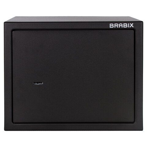 Сейф мебельный BRABIX &quot;SF-280KL&quot;, 280х350х300 мм, ключевой замок, черный, 291148, S103BR212314