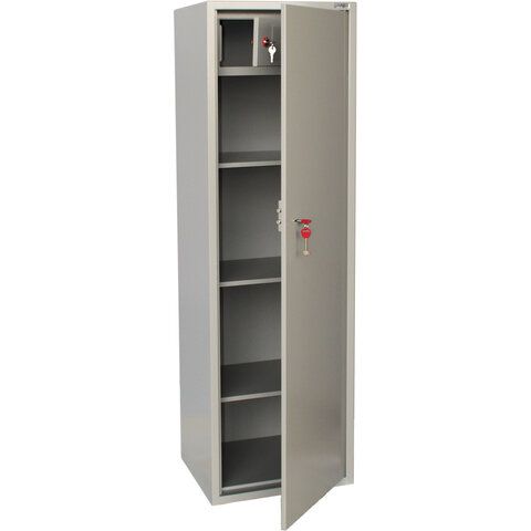 Шкаф металлический для документов BRABIX &quot;KBS-031Т&quot;, 1503х470х390 мм, 35 кг, трейзер, сварной, 291156