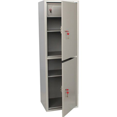 Шкаф металлический для документов BRABIX &quot;KBS-032Т&quot;, 1503х470х390 мм, 37 кг, трейзер, сварной, 291157