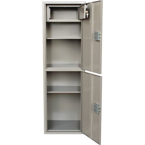 Шкаф металлический для документов BRABIX &quot;KBS-032Т&quot;, 1503х470х390 мм, 37 кг, трейзер, сварной, 291157