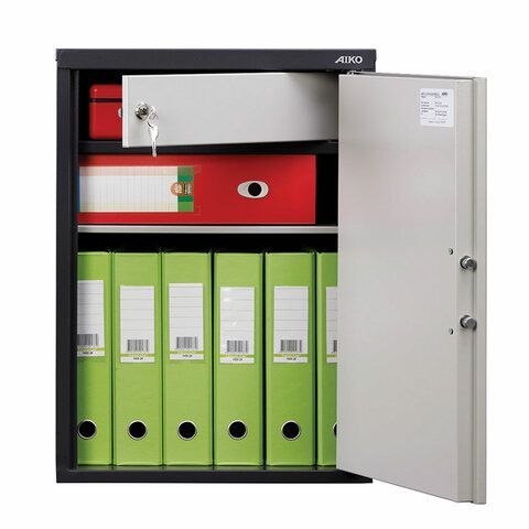Шкаф металлический для документов AIKO &quot;SL-65ТEL&quot; ГРАФИТ, 630х460х340 мм, 17 кг, S10799060902