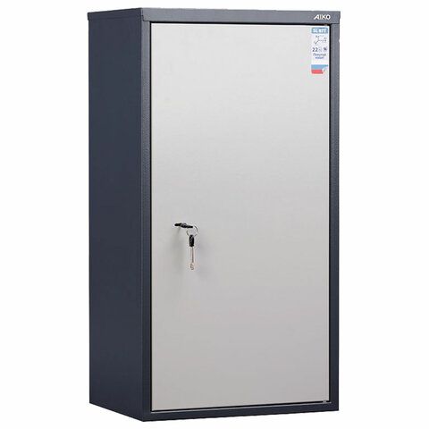 Шкаф металлический для документов AIKO &quot;SL-87Т&quot; ГРАФИТ, 870х460х340 мм, 21 кг, S10799090502