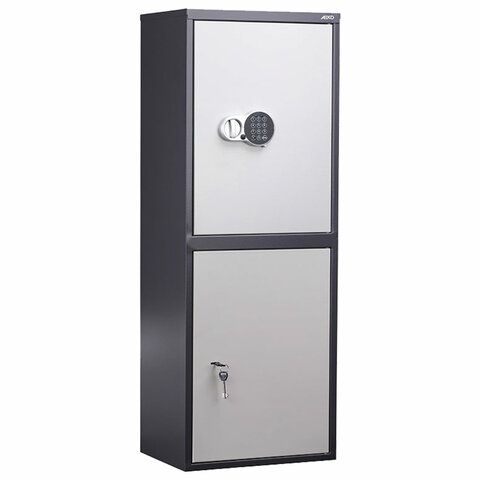 Шкаф металлический для документов AIKO &quot;SL-125/2ТEL&quot; ГРАФИТ, 1252х460х340 мм, 31 кг, S10799132902