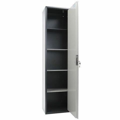 Шкаф металлический для документов AIKO &quot;SL-185&quot; ГРАФИТ, 1800х460х340 мм; 45 кг, S10799180502