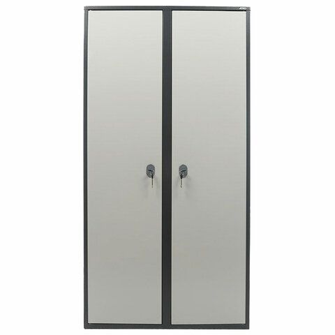 Шкаф металлический для документов AIKO &quot;SL-185/2&quot; ГРАФИТ, 1800х920х340 мм, 85 кг, S10799182002