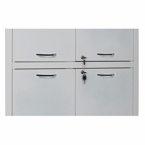 Шкаф медицинский 2-створчатый HILFE &quot;МД 2 1780/SS&quot; 1850х800х400 мм, белый, S26199205009
