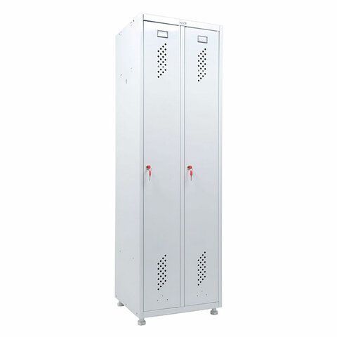 Шкаф медицинский для одежды HILFE &quot;МД 2 ШМ-SS&quot; 1900х575х500 мм, белый, S26199302109