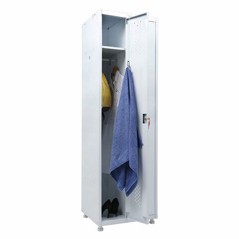 Шкаф медицинский для одежды HILFE &quot;МД 2 ШМ-SS&quot; 1900х575х500 мм, белый, S26199302109