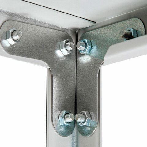 Стеллаж металлический BRABIX &quot;MS 220/40-6&quot;, 2200*1000*400 мм, 6 полок, 291374