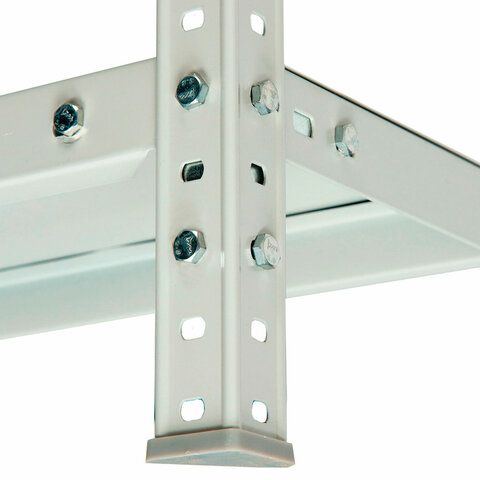 Стеллаж металлический BRABIX &quot;MS 220/40-6&quot;, 2200*1000*400 мм, 6 полок, 291374