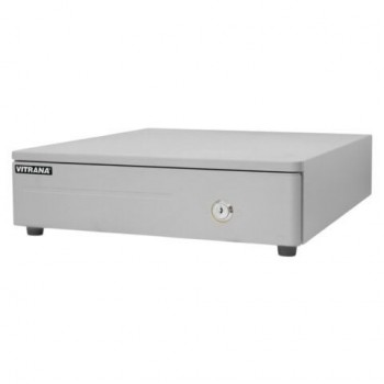 Ящик денежный электромеханический VITRANA CD-335-W КОМПАКТ, для касс Атол, 332х365х83 мм, белый, 291406