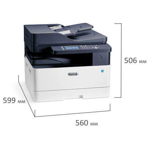 МФУ лазерное XEROX B1025dnа &quot;3 в 1&quot;, А3, 25 стр./мин, 50000 стр./мес., ДУПЛЕКС, АПД, сетевая карта, B1025DNA