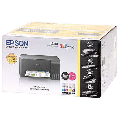 МФУ струйное EPSON L3110 &quot;3 в 1&quot; А4, 33 стр./мин, 5760x1440, СНПЧ, C11CG87405