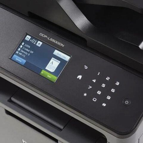 МФУ лазерное BROTHER DCP-L5500DN &quot;3 в 1&quot;, A4, 40 стр./мин, 50000 стр./мес, ДУПЛЕКС, АПД, сетевая карта, DCPL5500DNR1