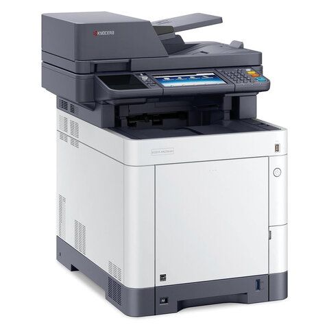 МФУ лазерное ЦВЕТНОЕ KYOCERA ECOSYS M6230cidn &quot;3 в 1&quot;, А4, 30 стр./мин, 100 000 стр./мес., ДУПЛЕКС, АПД, сетевая карта, 1102TY3NL1
