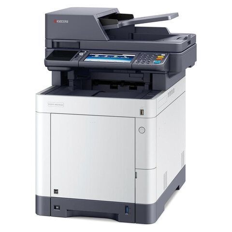 МФУ лазерное ЦВЕТНОЕ KYOCERA ECOSYS M6230cidn &quot;3 в 1&quot;, А4, 30 стр./мин, 100 000 стр./мес., ДУПЛЕКС, АПД, сетевая карта, 1102TY3NL1
