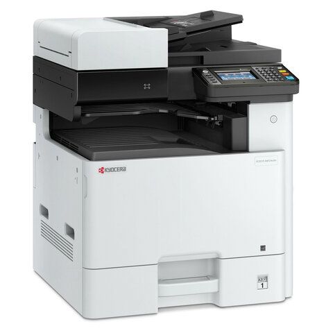 МФУ лазерное ЦВЕТНОЕ KYOCERA ECOSYS M8124cidn &quot;3 в 1&quot;, А3, 24 стр./мин, 100 000 стр./мес., ДУПЛЕКС, АПД, сетевая карта, 1102P43NL0