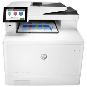 МФУ лазерное ЦВЕТНОЕ HP Color LJ Enterprise M480f "4 в 1", А4, 27 стр./мин, 55000 стр./мес, ДУПЛЕКС, ДАПД, сетевая карта, 3QA55A