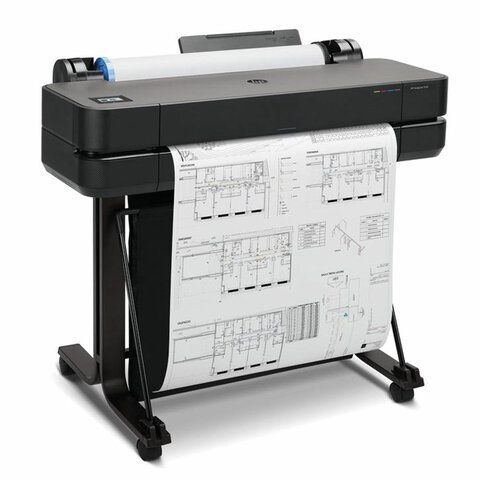 Плоттер HP DesignJet T630 24&quot; A1, Wi-Fi, сетевая карта, с подставкой, 5HB09A