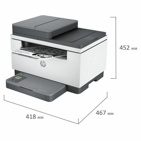 МФУ лазерное HP LaserJet M236sdw "3 в 1", А4, 29 стр./мин, 20000 стр./мес., ДУПЛЕКС, АПД, Wi-Fi, сетевая карта, 9YG09A