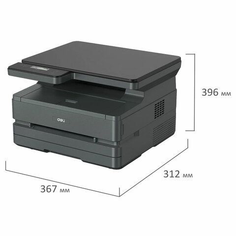 МФУ лазерное DELI M3100DN "3 в 1", A4, 31 стр./мин, 30000 стр./мес, ДУПЛЕКС, сетевая карта