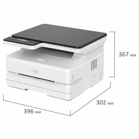 МФУ лазерное DELI M2500DN "3 в 1", A4, 28 стр./мин, 20000 стр./мес, ДУПЛЕКС, сетевая карта