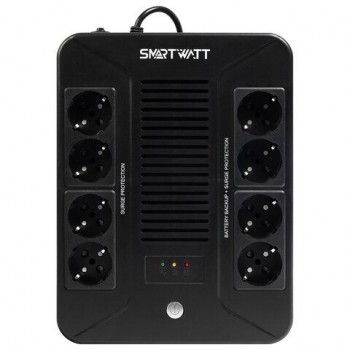 Источник бесперебойного питания SMARTWATT UPS SAFE PRO 850, 850 ВА (510 Вт), 8 розеток, 3703020270005