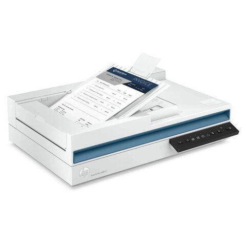 Сканер планшетный HP ScanJet Pro 2600 f1, А4, 25 стр/мин, 1200x1200, ДАПД, 20G05A