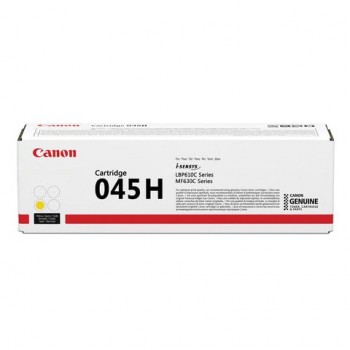 Картридж лазерный CANON (045HY) MF635/633/631/LBP 611/613, желтый, ресурс 2200 стр., оригинальный, 1243C002