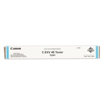Тонер CANON (C-EXV49C) для Canon IR C3320/C3320i/C3325i/C3330i/C3500, голубой, ресурс 19000 страниц, оригинальный, 8525B002