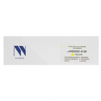 Картридж лазерный NV PRINT (NV-W2032X) для HP Color LaserJet M454dn/M454dw, желтый, ресурс 6000 страниц