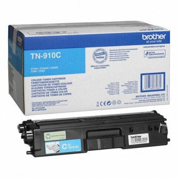 Картридж лазерный BROTHER (TN910C) HL-L9310CDW/MFC-L9570CDW, голубой, оригинальный, ресурс 9000 стр.
