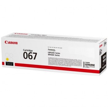 Картридж лазерный CANON (067Y) i-SENSYS LBP631Cw/LBP633Cdw, желтый, ресурс 1250 стр,, 5099C002