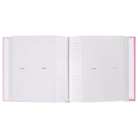 Фотоальбом BRAUBERG &quot;It's a girl&quot; на 200 фото 10х15 см, твердая обложка, бумажные страницы, бокс, розовый, 391145