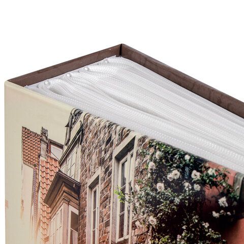 Фотоальбом BRAUBERG &quot;Итальянские улочки&quot; на 304 фото 10х15 см, твердая обложка, термосклейка, 391167