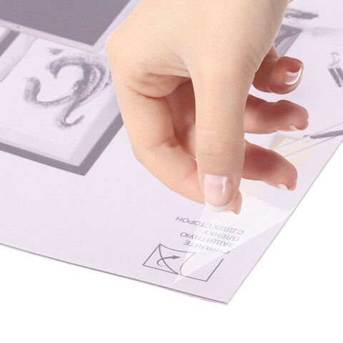 Рамка 21х30 см небьющаяся, аналог IKEA, багет 21 мм, МДФ, BRAUBERG &quot;Idea&quot;, черная, 391371