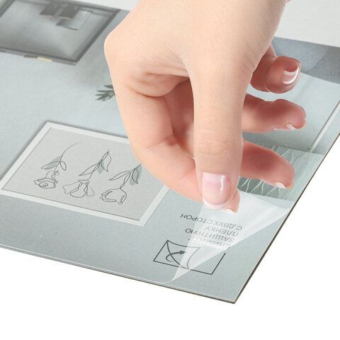 Рамка 30х40 см небьющаяся, аналог IKEA, багет 21 мм, МДФ, BRAUBERG &quot;Idea&quot;, белая, 391372