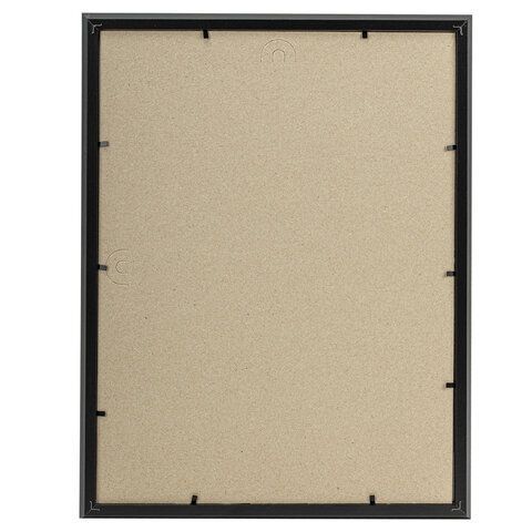 Рамка 30х40 см небьющаяся, аналог IKEA, багет 21 мм, МДФ, BRAUBERG &quot;Idea&quot;, черная, 391373