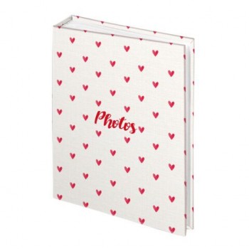 Фотоальбом BRAUBERG на 200 фото 10*15см, твердая обложка, "Cute hearts", 391427