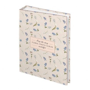 Фотоальбом BRAUBERG на 200 фото 10*15см, твердая обложка, "Vintage flowers", 391428