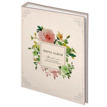Фотоальбом BRAUBERG на 100 фото 10*15 см, твердая обложка, "Tender flowers", 391438