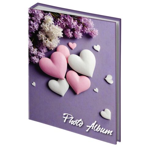 Фотоальбом BRAUBERG на 100 фото 10*15 см, твердая обложка, "Still love", 391440