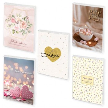 Фотоальбом BRAUBERG 20 шт. на 36 фото 10*15 см, ассорти 5 дизайнов, мягкая обложка, 391441