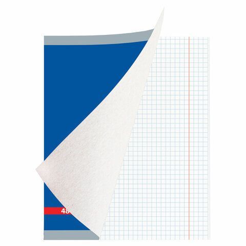 Тетрадь А5, 48 л., BRAUBERG 10 шт. скоба, клетка, обложка картон, &quot;INDAY&quot;, 400518